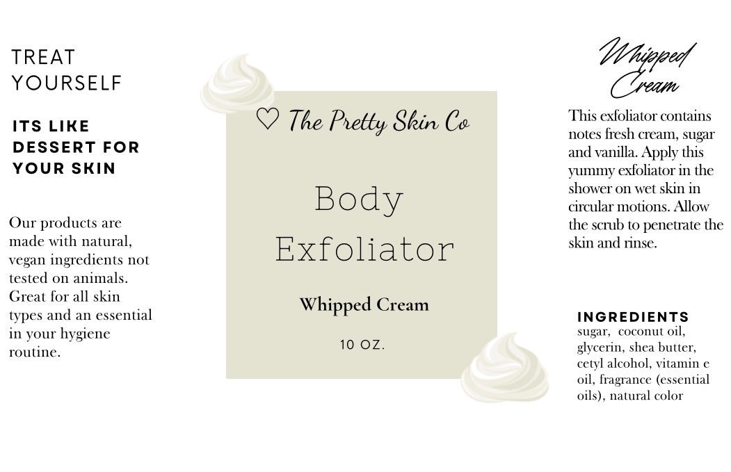 Whipped Cream Body Exfoliator