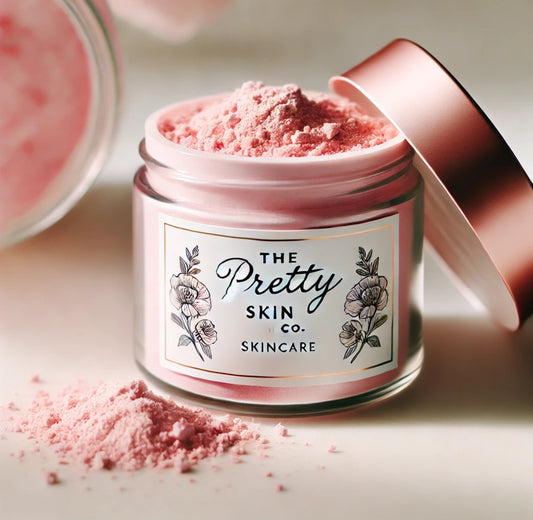 Pink French clay face mask