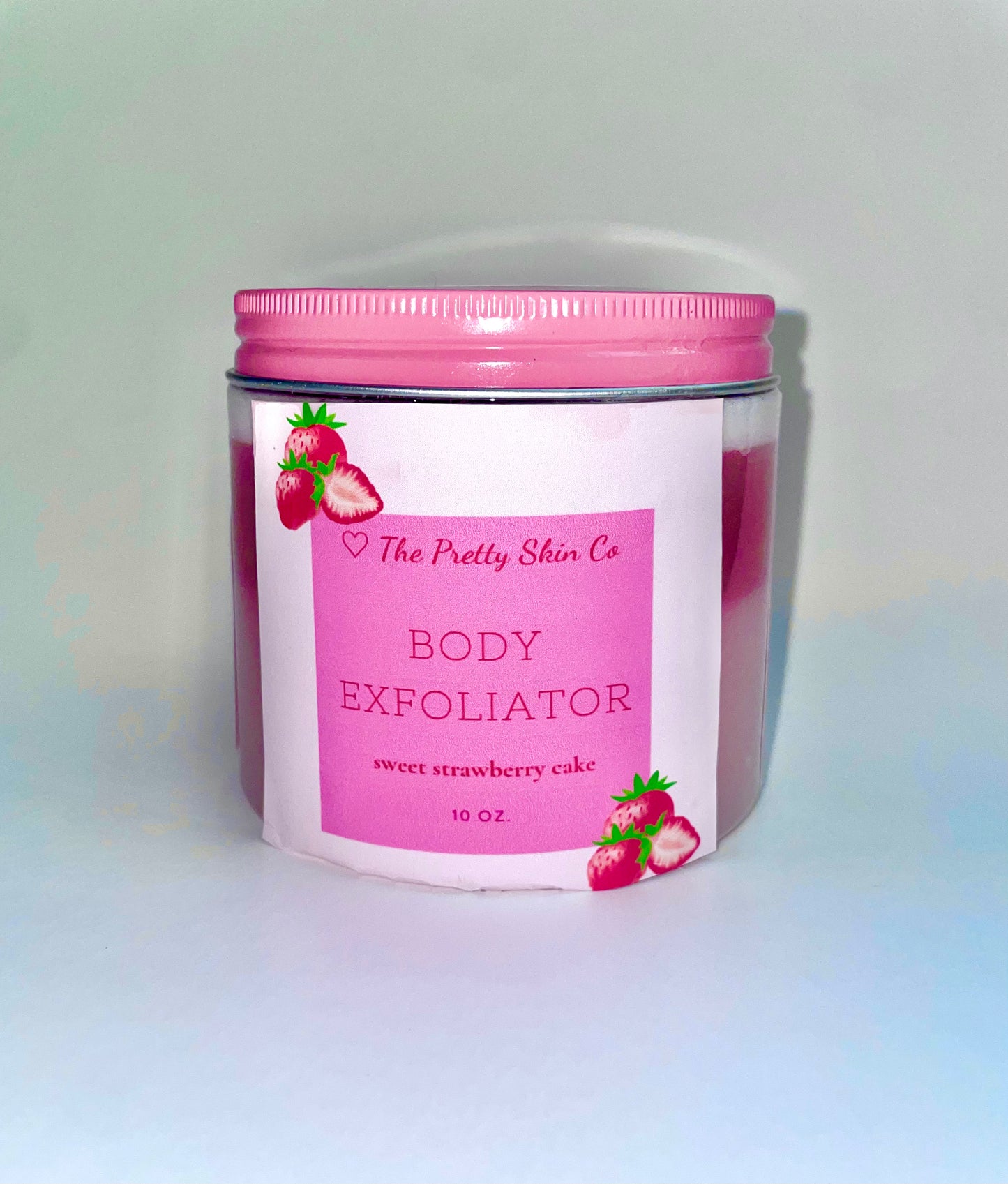 Sweet Strawberry Cake Body Exfoliator